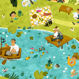 Любимый город. Пруд