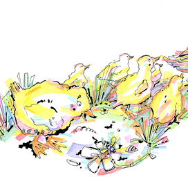 Уть-уть засмотрелся на муху