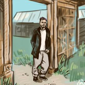 Илья с забором