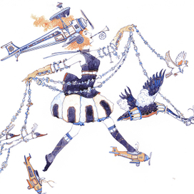 Ероплан,из серии сбежавшие предметы