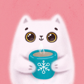 Кот и какао