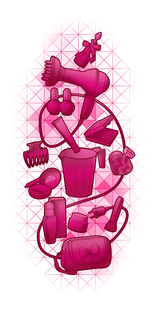 Наклейка на окно магазина косметики 8