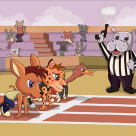 Кенгурёнок Дюк на Олимпийских играх)