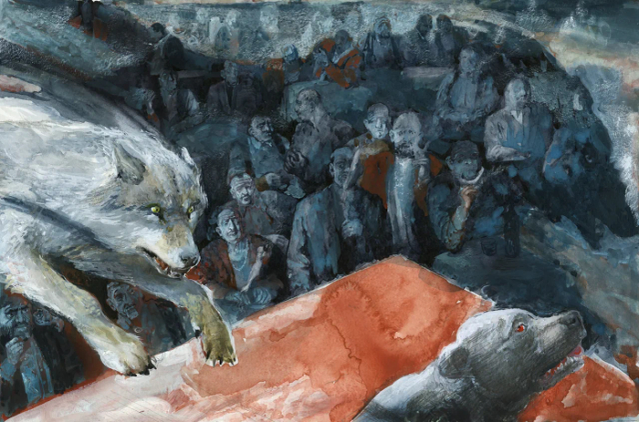 "Абрек.Повесть о настоящем волке " иллюстрация 12