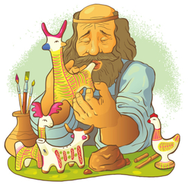 Народный керамист (игрушечник)