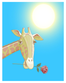 Влюбленный жираф