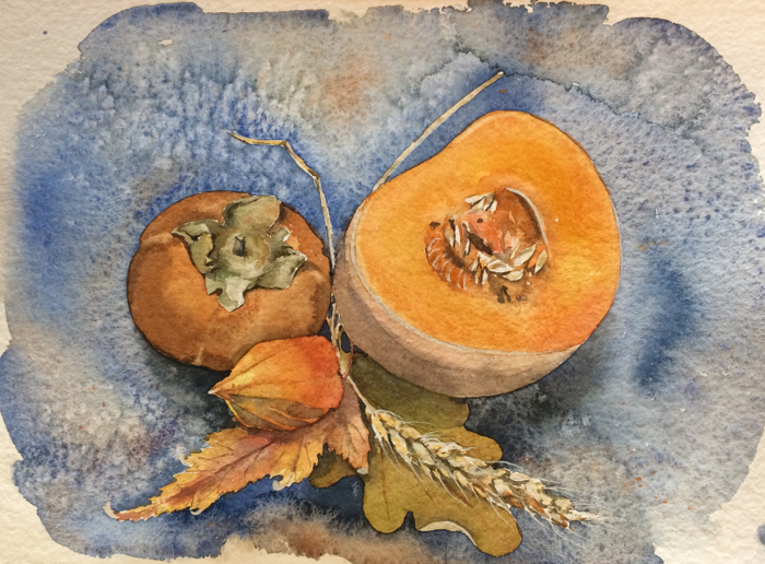 Этюд в осенних тонах 