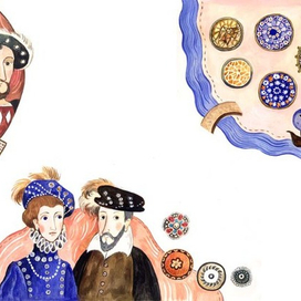 Е. Каликинская "Парад пуговиц". Разворот 3