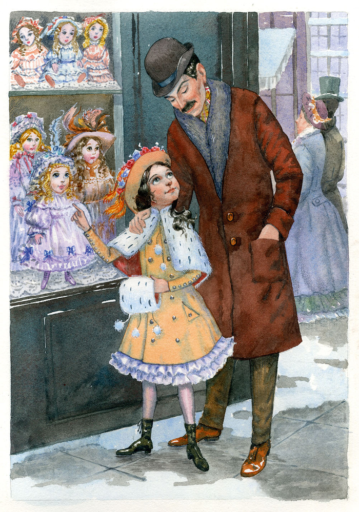 Иллюстрация к книге Ф. Бернетт