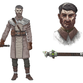 концепт арт персонажа