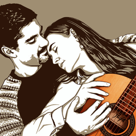 поп-арт портрет