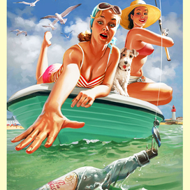 Две и Монморанси в лодке