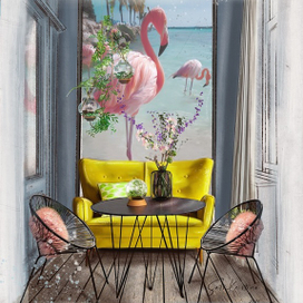 Интерьер балкона