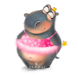 Серия "Забавные животные". Бегемошка