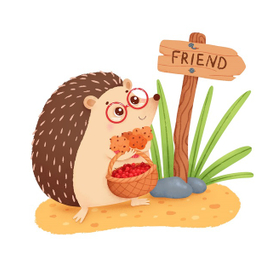 Дружелюбный ежик