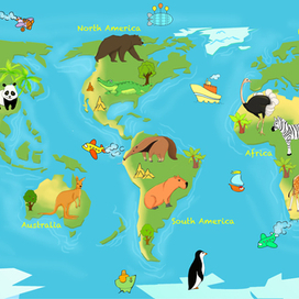 Иллюстрации к сказке New in the zoo автор Joy Hill