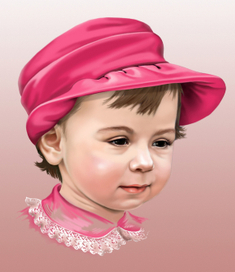 портрет девочки