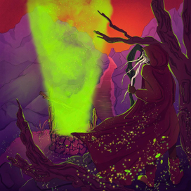 Иллюстрация “The Mysterious Well”