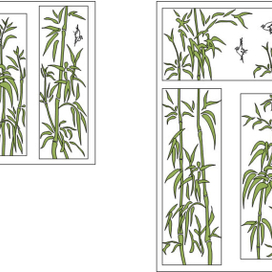 Макет для витража