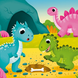 В мире динозавров