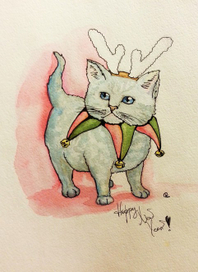 Новогодний котейка