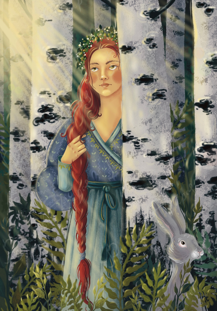 Серия открыток «Зеленая магия»изд. АСТ