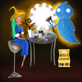 Призрак визажист 