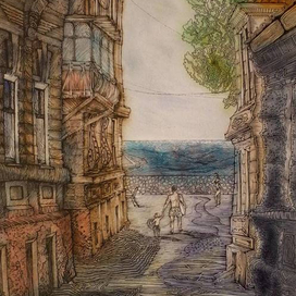 "Улочка к морю"