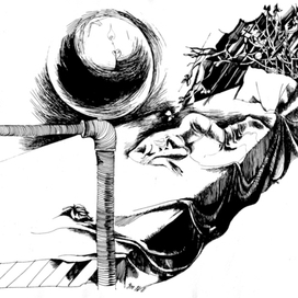 Иллюстрация к роману М. Булгакова "Мастер и Маргарита"