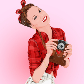 портрет девушки