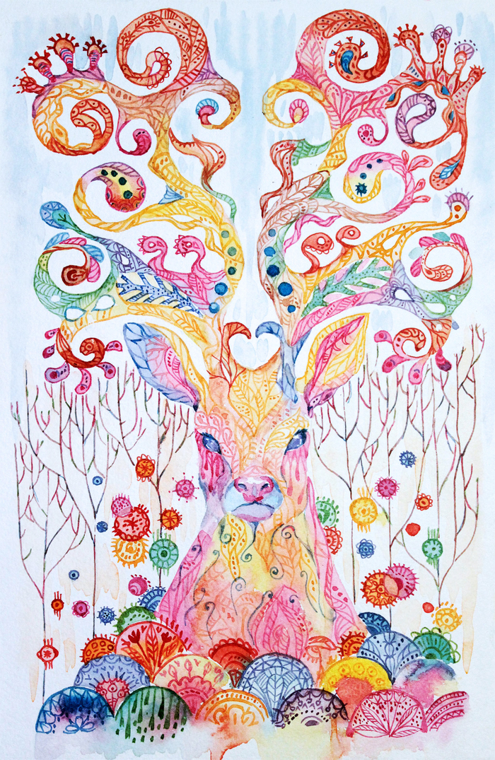 Радужный олень