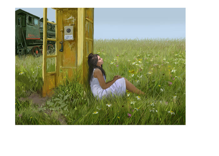 Иллюстрация к роману "Свободный полет по железной дороге"