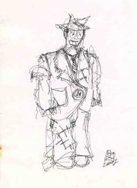 клоун бродяга