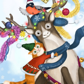 Рождественский олень