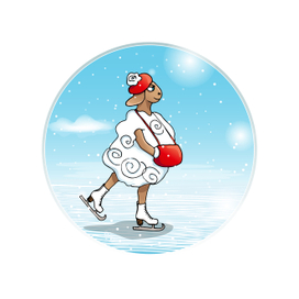 Зимние забавы: коньки