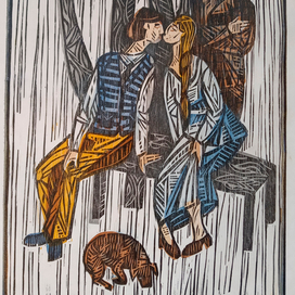 Иллюстрации к стихотворению Саши Черного "Любовь не картошка"