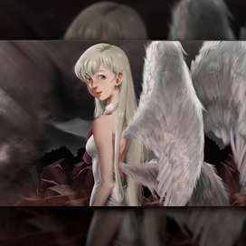 Funart of Elizabeth from "The Seven Deadly Sins" 