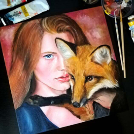 Портрет "Рыжая"
