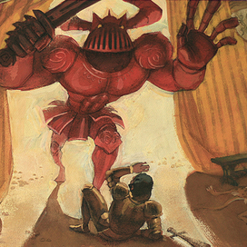 Иллюстрация к повести Джона Бойнтона Пристли "31 июня" 