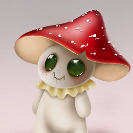 Small cute mushroom 