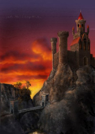 Замок на горе