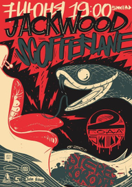 Jackwood/Scoferlane. gig poster