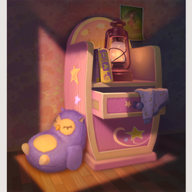 Детская комната. Фрагмент