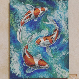 Картина рыбы 