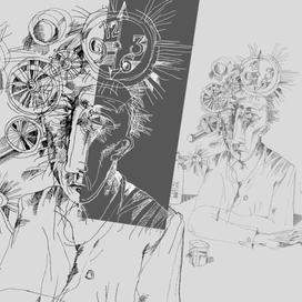 Иллюстративный разворот Ночь перейти . Утро