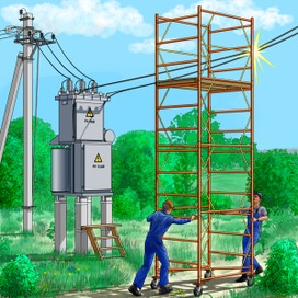 "Ударим вышкой по проводам!.."