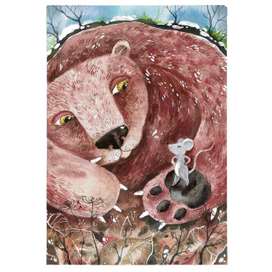 Иллюстрация к терапевтической сказке "Весенние приключения мышонка Пи" Автор: Надежда Бурковская
