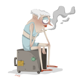 женщина с тяжелой судьбой