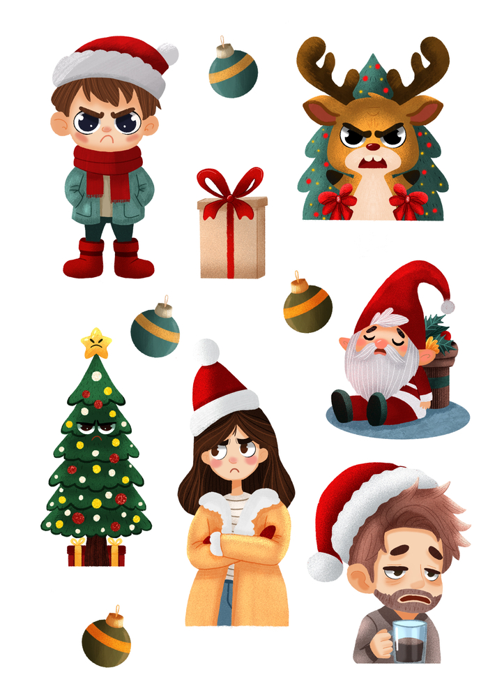 Новогодние стикеры