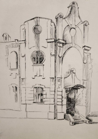 Здание в стиле модерн